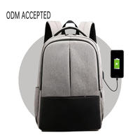 2020 fashion design USB business travel laptop backpack
