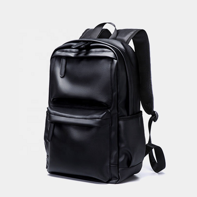 Water Resistant business travelLaptop Backpack, leisure leather mochilas