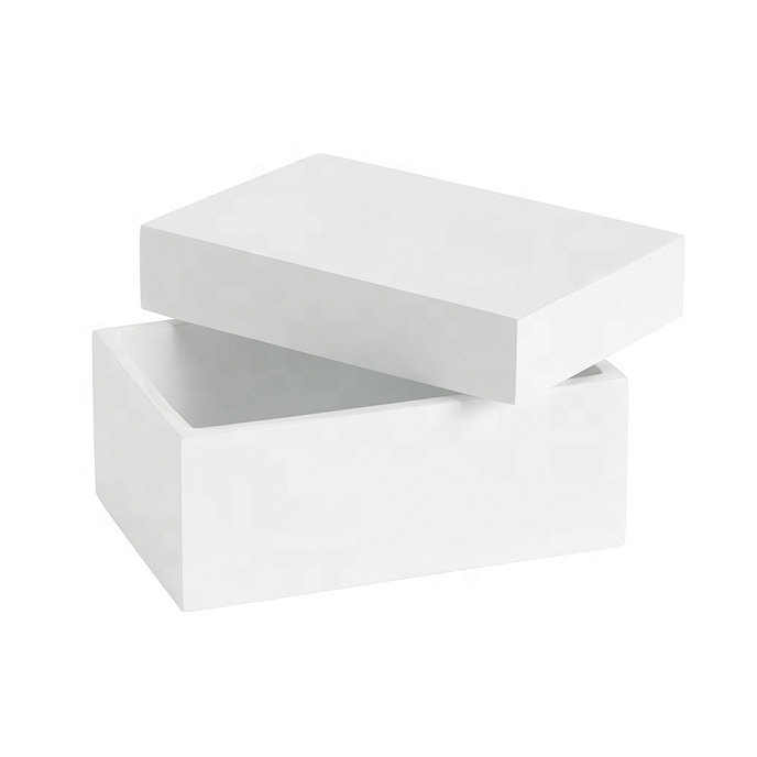 Luxury White Resin Bathroom Accessories Storage Box