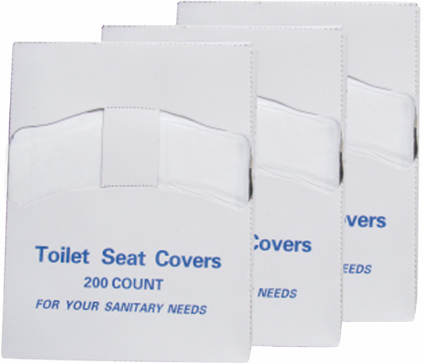 Papier de couverture de siège de toilette jetable en pâte de bois vierge 1/4 fois