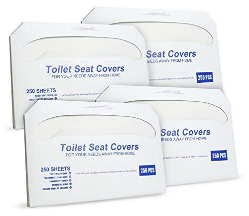 1/2 fold Virgin pulp flushable toilet seat cover disposable paper