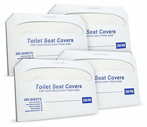 1/2 fold Virgin pulp flushable toilet seat cover disposable paper