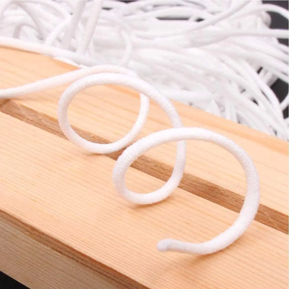 Elastic Cord for Sewing, Braided Stretch Strap Cord Elastic Rope for DIY