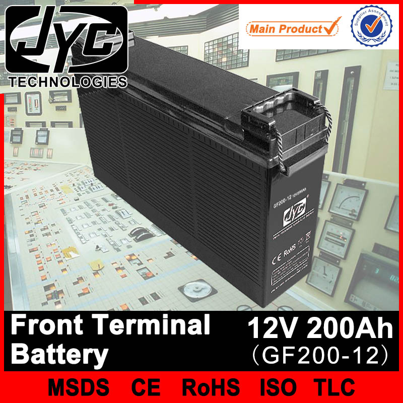 Long life free sealed front terminal battery 12v 200ah