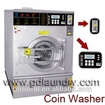15kg steam heating coin operated laundry equipment