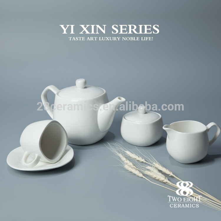 Elegant and hot sale 183ml cup ceramic tea set made in china