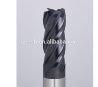 High performance and high efficiency carbide milling cutter HRC45/55/65