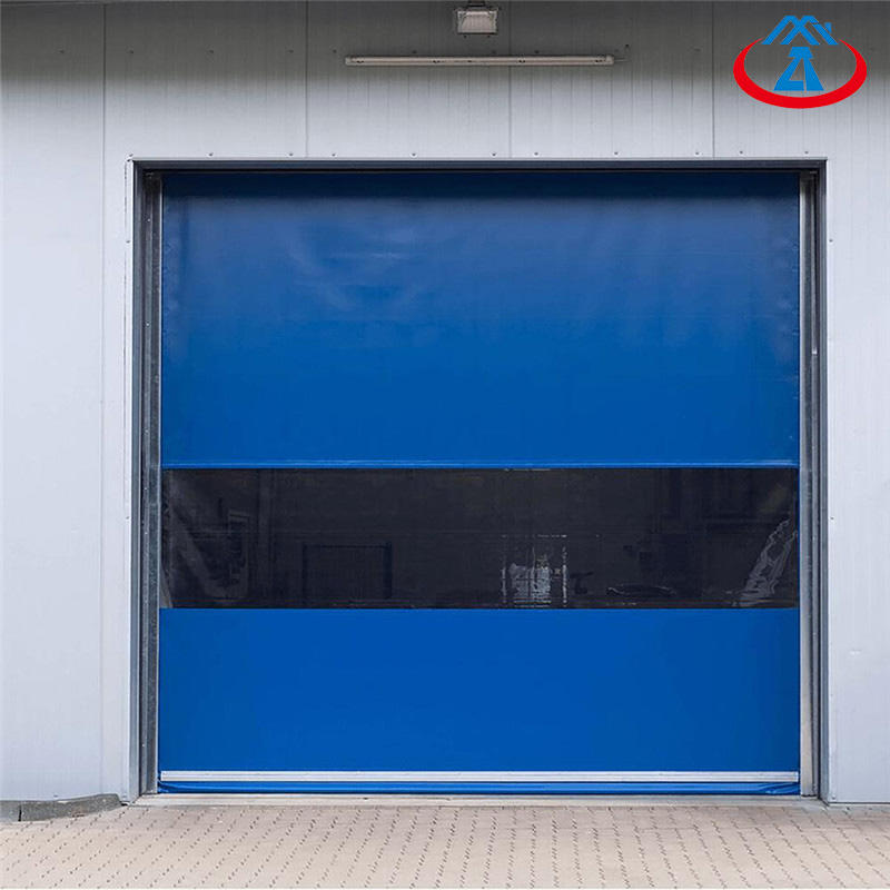 Transparent PVC automatic high speed sheet doors clean room Fast Rolling shutter door Free N95 Mask