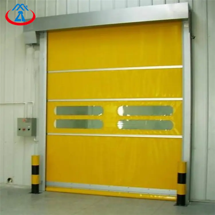 electric quick open shutter roll up door for PVC