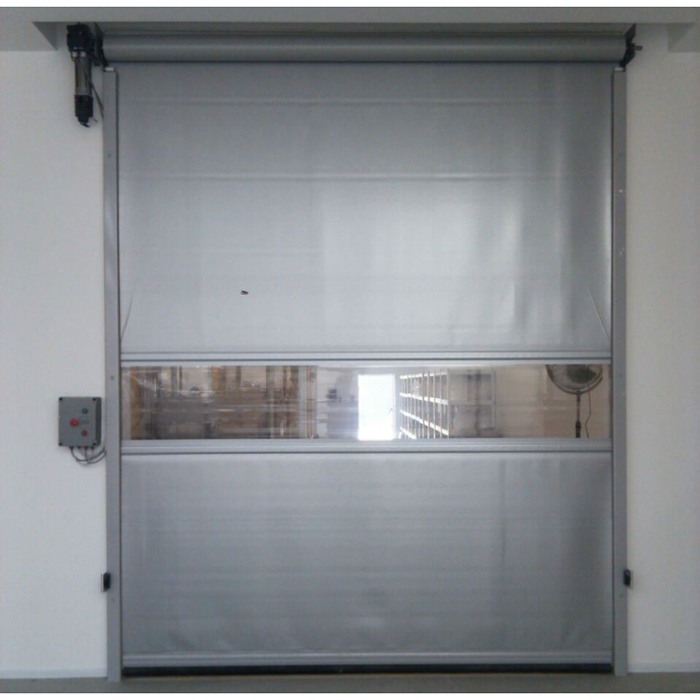 electric quick open shutter roll up door for PVC