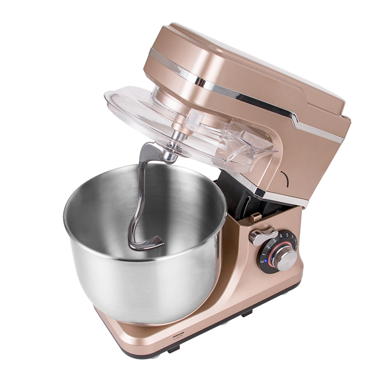 Full metal gear system 1200W power planetary stirring action bread dough mixer