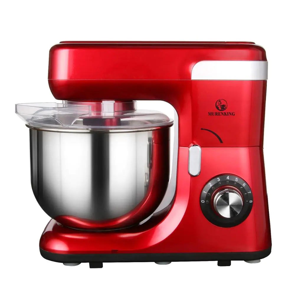 Very cost-effective multifunctional red stand cake mixer in Kitchen 5.5L 1200W