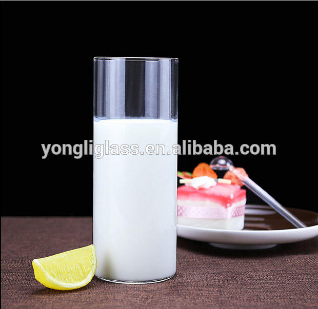 Top quality lead free drinking glass ,high clear drinking water, juice ,milk glass cup