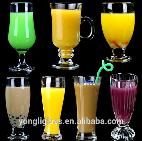 Wholeasle Oem high quality juice glass / factory printed promotion glass cup / wholesale water glass