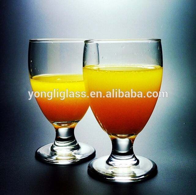 Factory wholesale lead free drinking glass , high end drinking juice wine glass