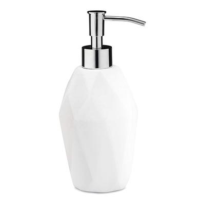 Popular Style 4-Pieces Resin Bathroom Accessories Set with Matt White Color Soap DispenserFor Home & Hotel