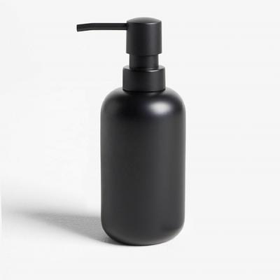 Resin Materials with Hand-Paint Matt Black Color Bathroom Accessories Set For Hotel or Home