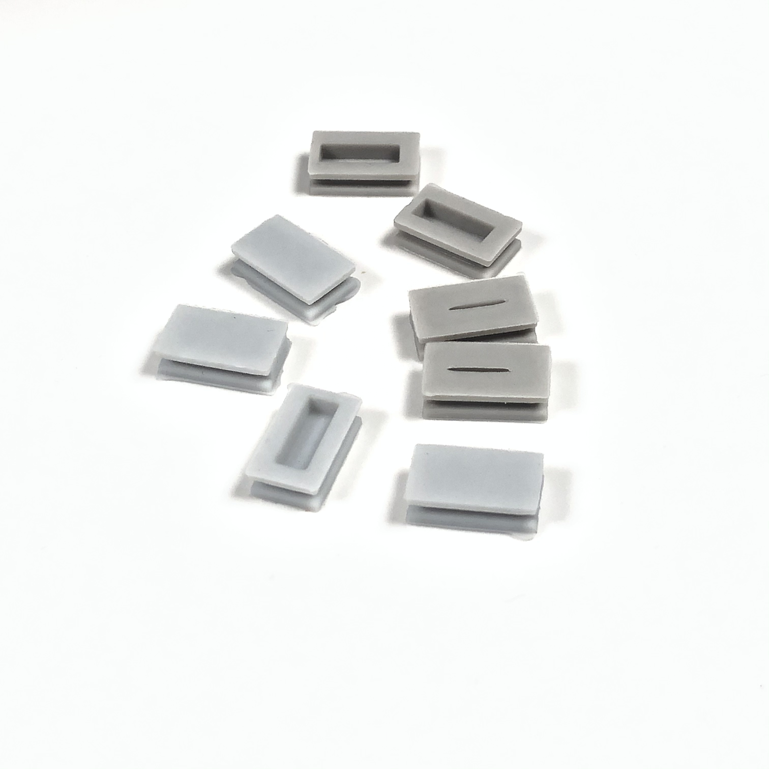 small silicone rubber grommets grey silicone cap