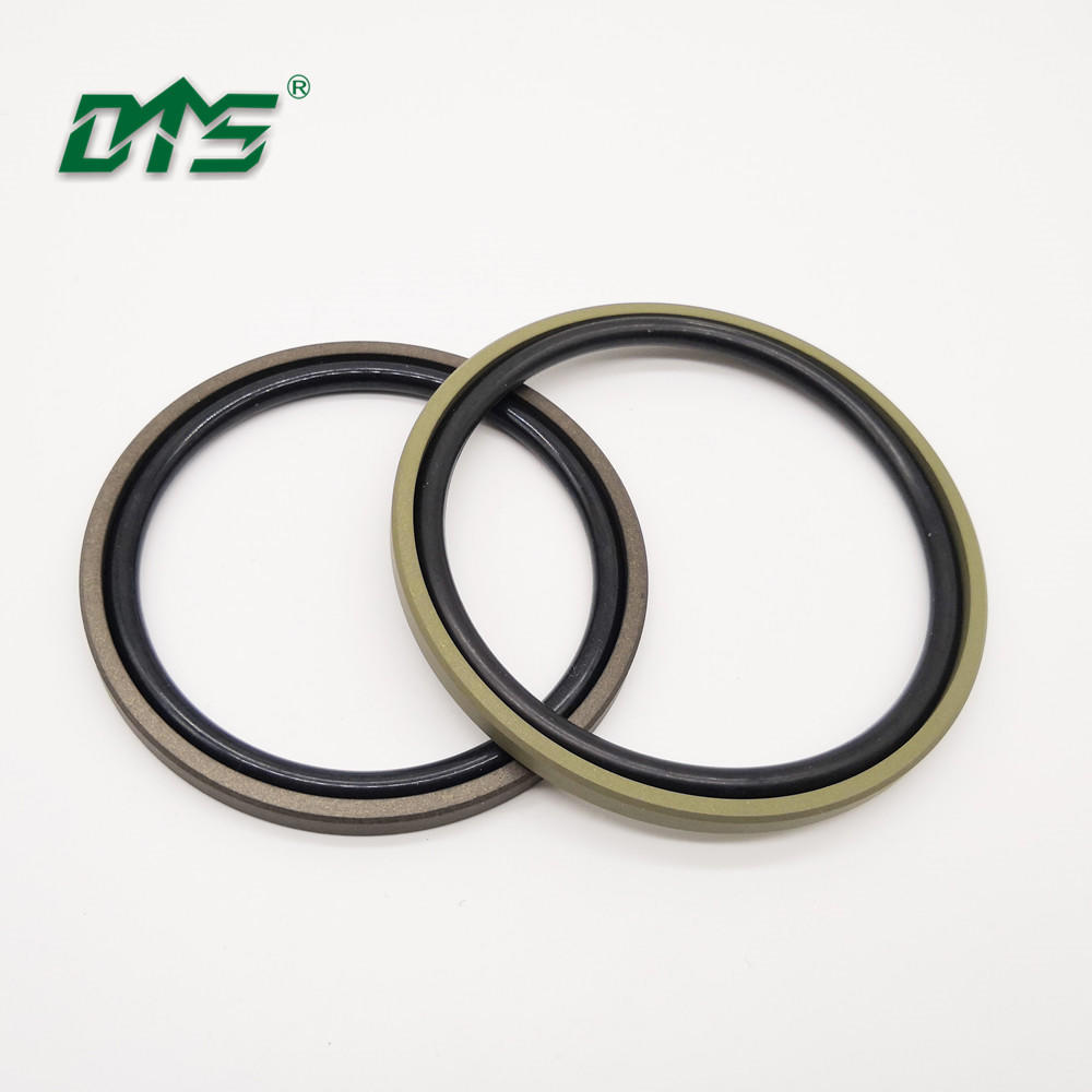Excavator Floating Glyd Seal Bronze PTFE and NBR O-ring For Piston Seal GSF