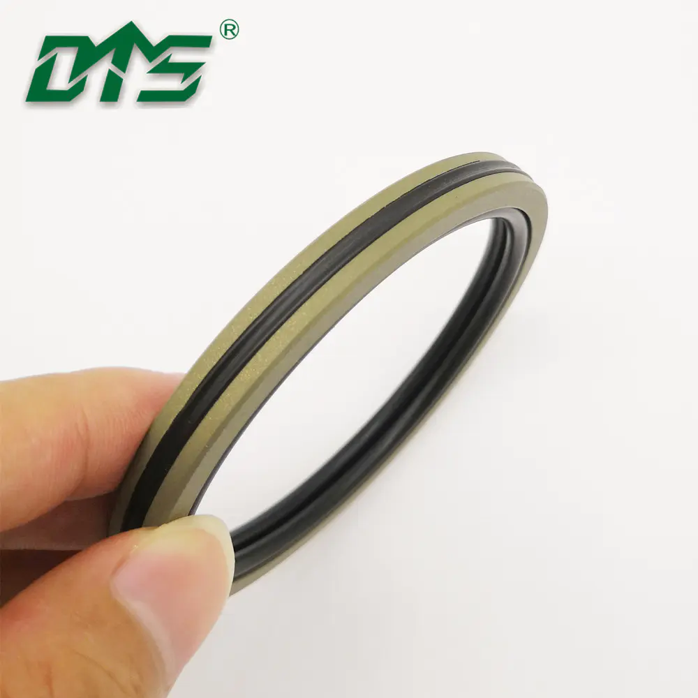 Green 40%Bronze PTFE Hydraulic Piston Seals DAQ2 For Hydraulic Cylider