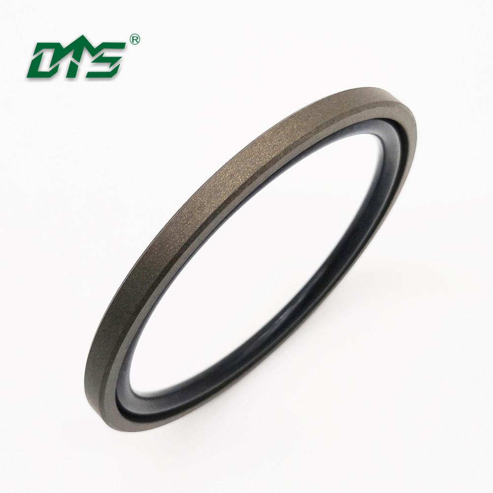 40% bronze PTFE hydraulic piston seal glyd ring with brown and green color