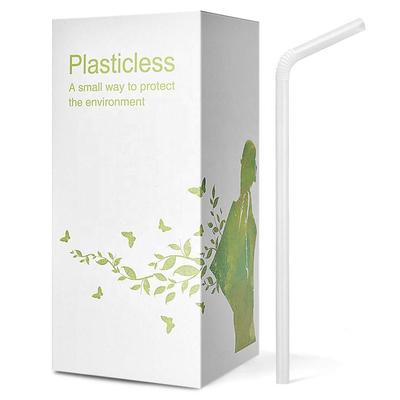 Customized Plasticless Biodegradable Drinking Eco-Friendly 100% Plant Based Straws Compostable