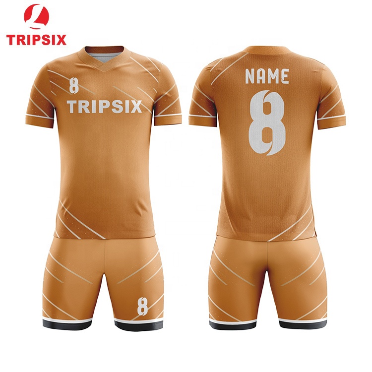 2020 New Design Sublimated Girl Boy Kids Soccer Kit Uniform Set