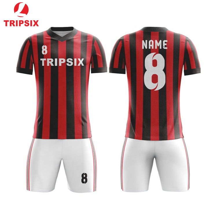 Black And Red Soccer Jersey, Yellow And Red Soccer Jersey, Blue And White Soccer Uniform