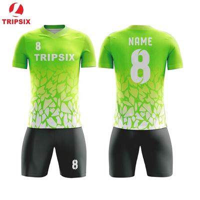 2020 Boys Kids Green Practice Soccer Jersey And Short Pant