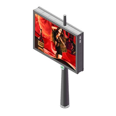 Full color outdoor 6.4mx4.8m led advertising display video billboard