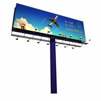 Outdoor advertising signs billboard double sided led display board
