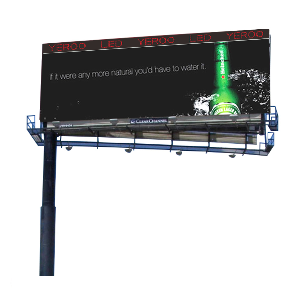 Outdoor advertising scrolling digital led billboard