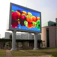 Outdoor digital commercial advertising Led billboard poles for sale