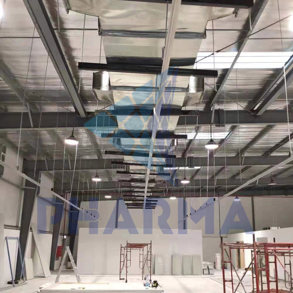 Galvanized air supply duct for Cleanroom