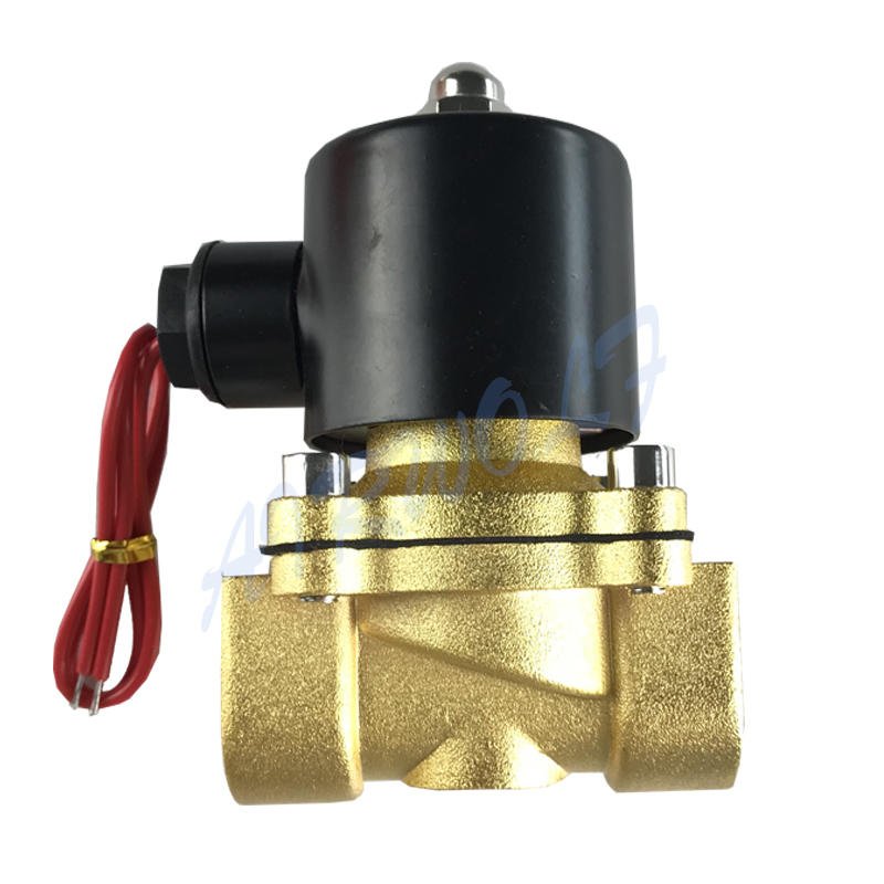 Pure copper coil stable and sensitive less noise brass water solenoid valve