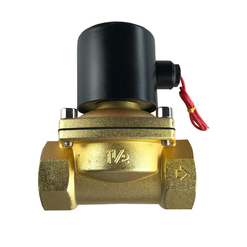 Normally Closed 2/2 Way Direct Acting Brass 1/2 inch water solenoid valve