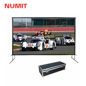 80 inch 100 inch 120 inch 180 inch 16/9 4/3 big size big outdoor Portable Fast Folding Projection Screen