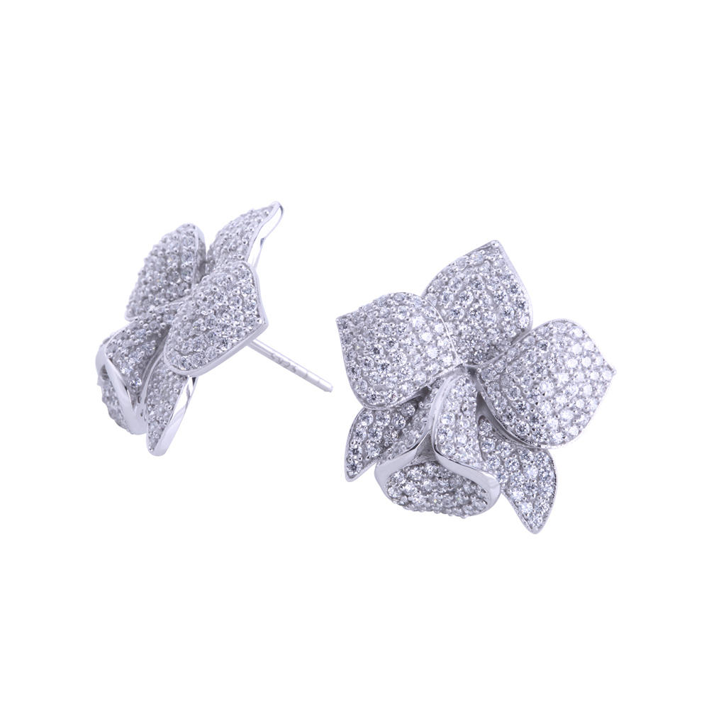 product-BEYALY-Full pave cz wholesale silver stud cheap earrings made in china-img-2