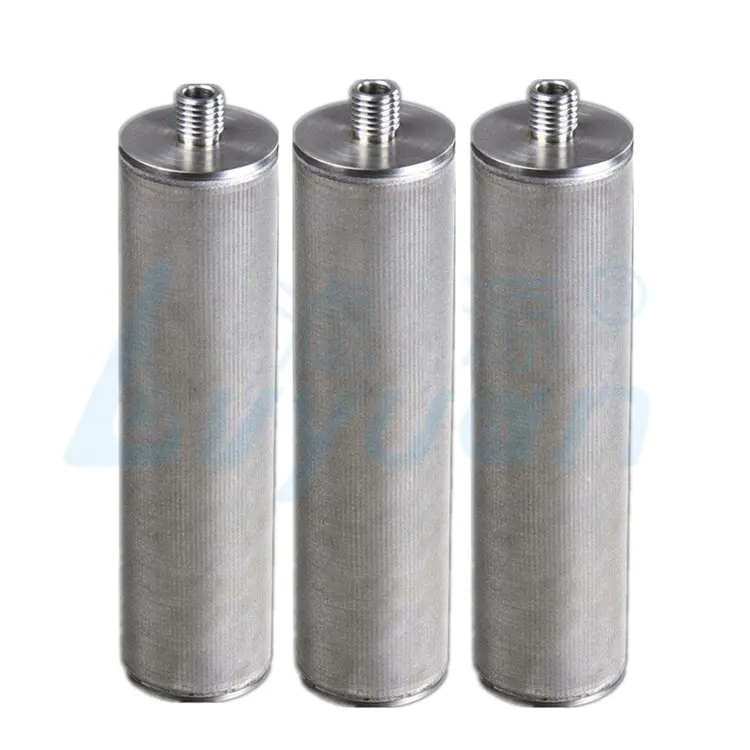 0.22 micron to 200 micron High Precision sinter Filter tube Stainless Steel Sintered Filter