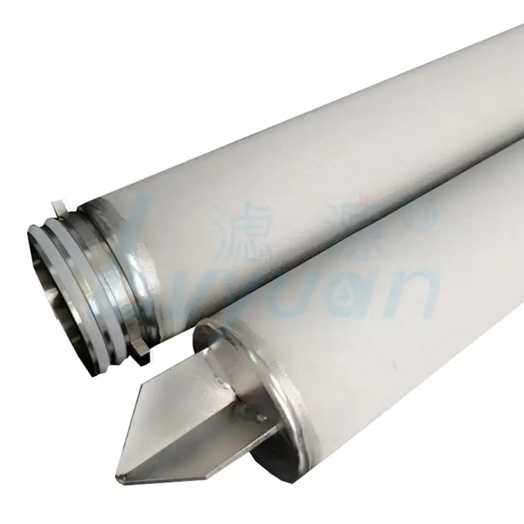 industrial water purification systems porous metal filter element 0.2 1 3 5 10 micron