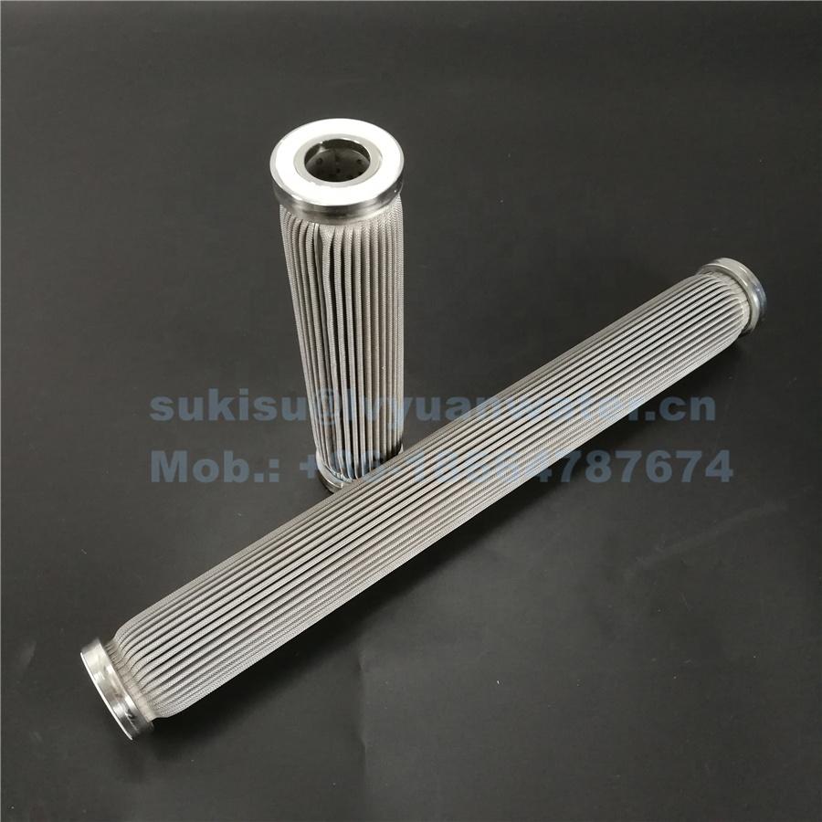 10/20/30/40 inch High Pressure Stainless Steel Pleated Filter Cartridge for oil water purification