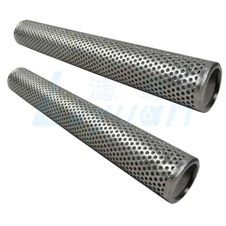 ss316 stainless steel filter tube ss sintered metal water filter for water treatment industry
