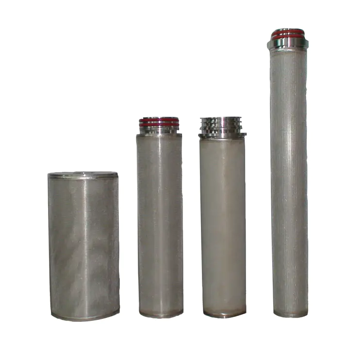 High quality cheap stainless steel sintered filter cartridge Remove Bacteria