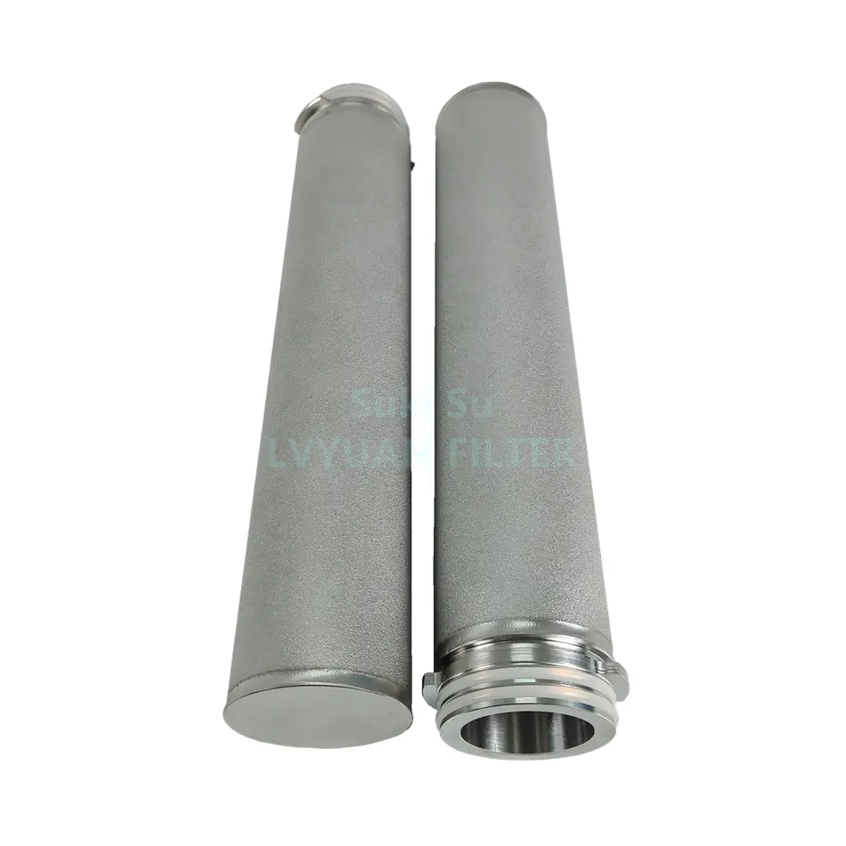 M20 M32 M445 Insert interface SS 304 316L filter cartridge 10 20 30 40 inchmicrons stainless steel water filter cartridge