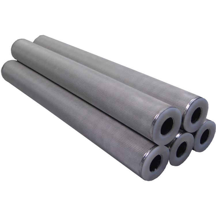 China supplier round porous sintered stainless steel filter
