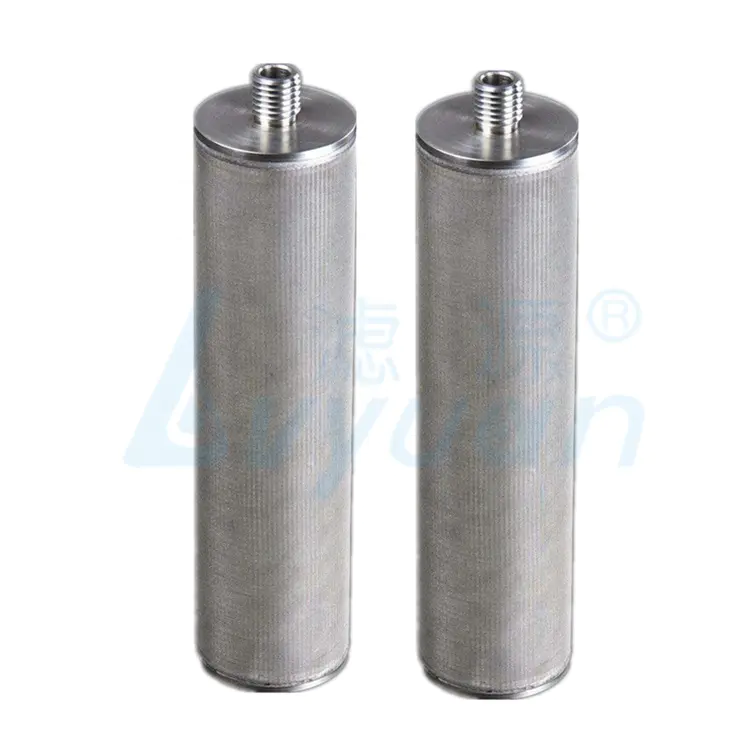 5 10 20 30 40 inch ss sintered porous metal filter stainless steel mesh filter 1micron to 200 micron