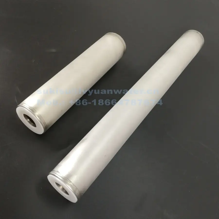 Porous SS/Titanium/Inconel-600 Sintered Metal Cartridge Filter for 0.2 1 3 um water liquid treatment filters cartridges factory