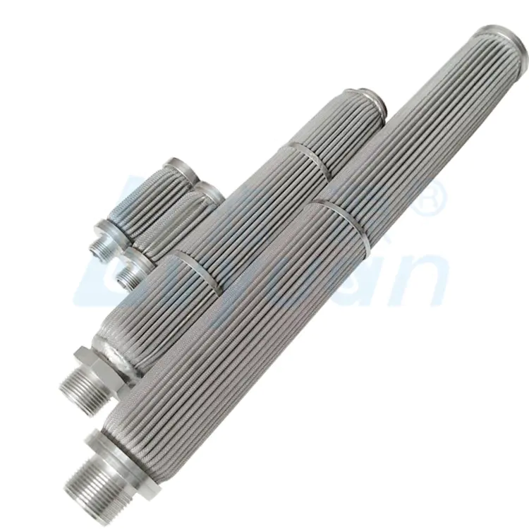 ss 316 stainless steel material pleated filter cartridge for water treatment system
