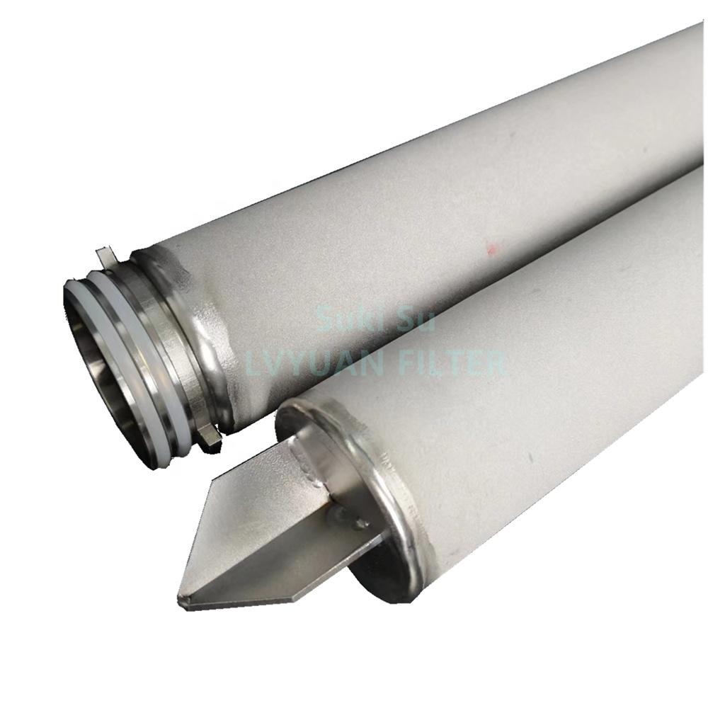 10 inch 0.2 micron 226/Fin/Flat adpator SS316 Stainless steel filter cartridge element for steam filter filtration
