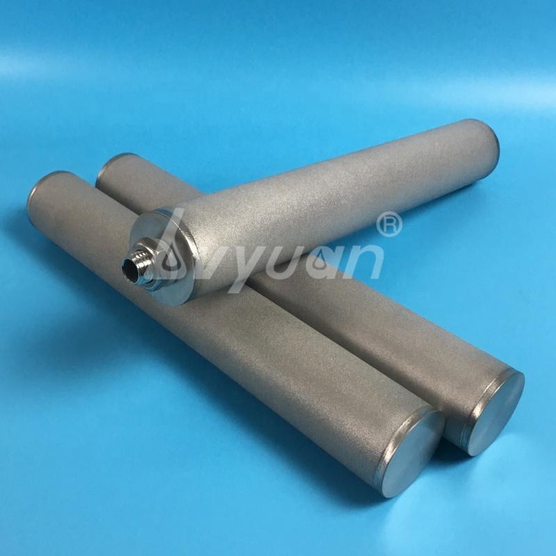 Reusable 0.2/0.45/1/5/10 micron Sintered Stainless Steel SS 316L Powder Filter Cartridge